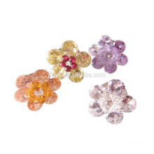 Fashion Handmade Zircon Flower Stud Earrings For Women